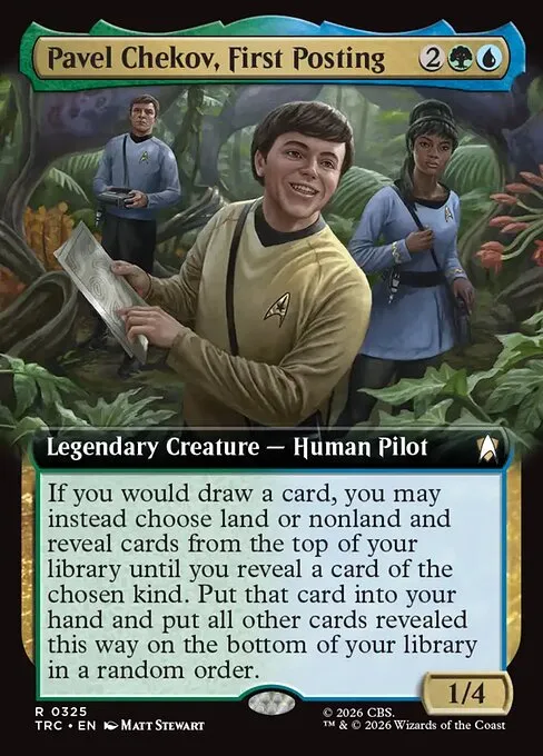 Pavel Chekov, First Posting - Foil