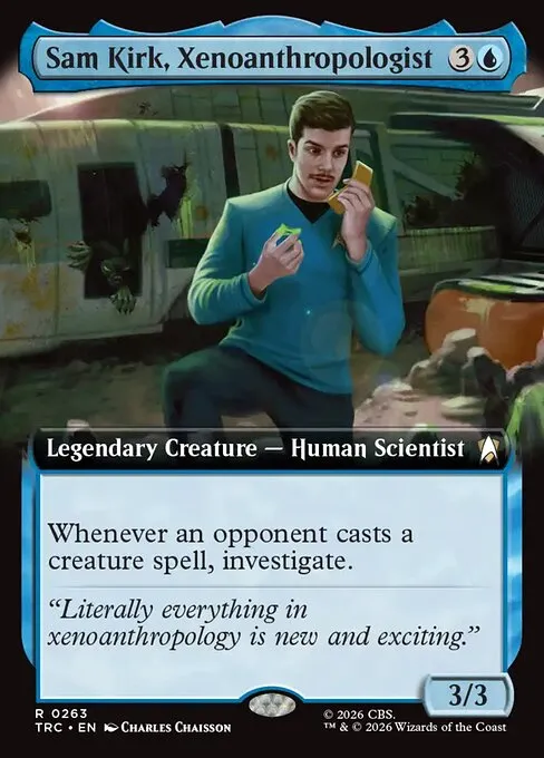 Sam Kirk, Xenoanthropologist