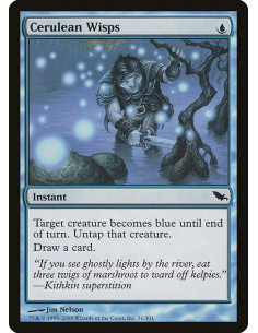 Cerulean Wisps - Foil