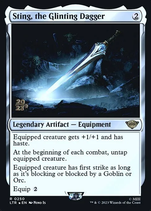 Sting, the Glinting Dagger - Foil