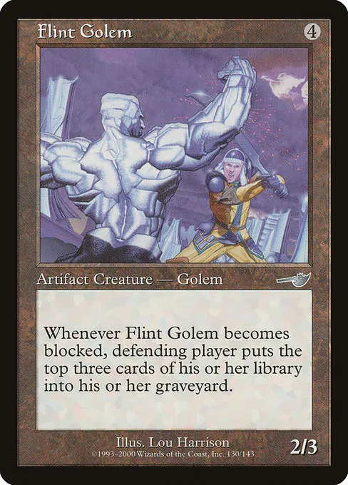 Flint Golem - Foil