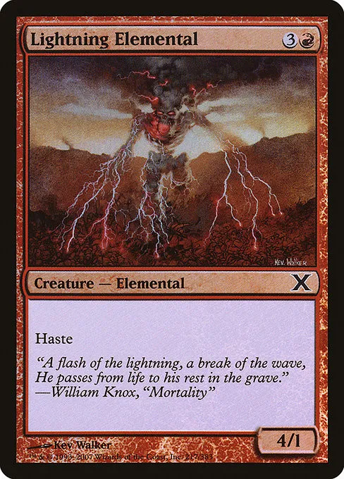 Lightning Elemental - Foil