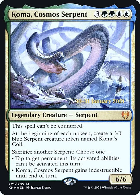 Koma, Cosmos Serpent - Foil