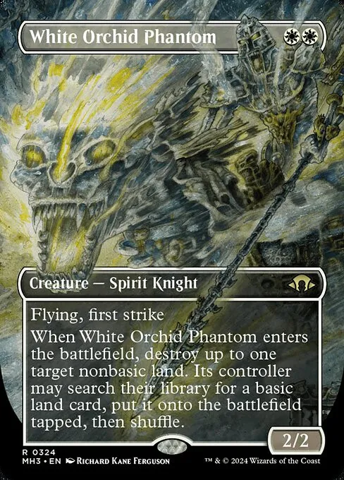 White Orchid Phantom - Foil