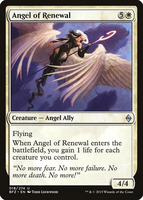 Angel of Renewal - Foil