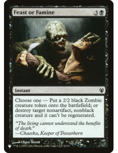 Feast or Famine