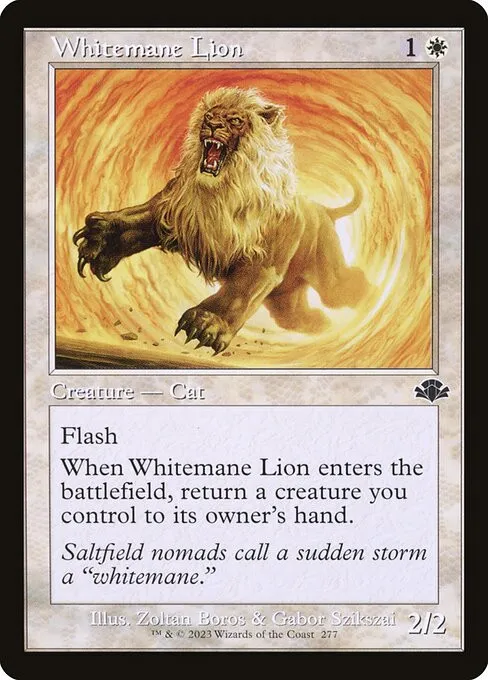 Whitemane Lion - Foil