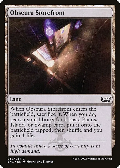 Obscura Storefront - Foil