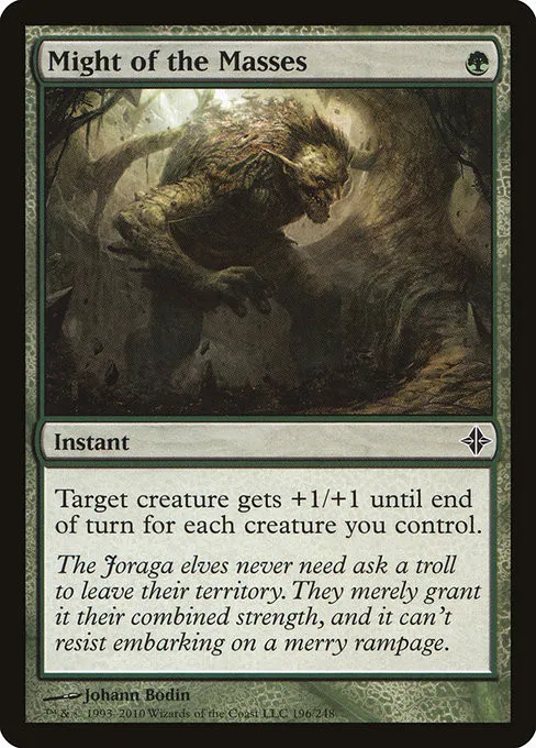 Might of the Masses - Foil