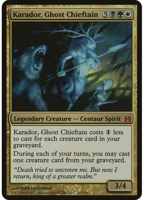 Karador, Ghost Chieftain - Foil