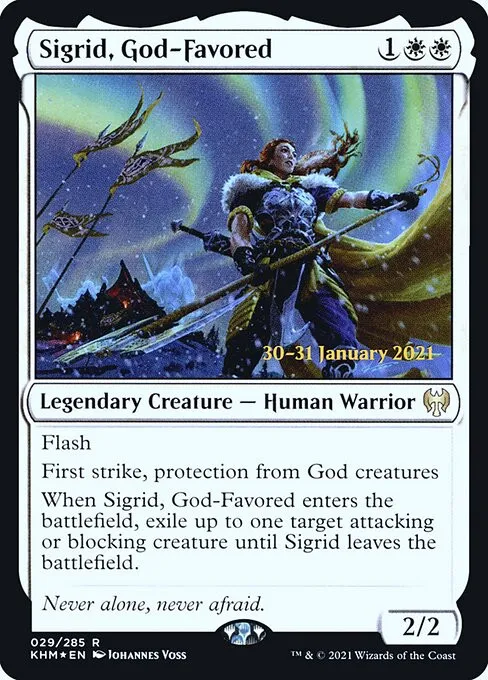 Sigrid, God-Favored - Foil