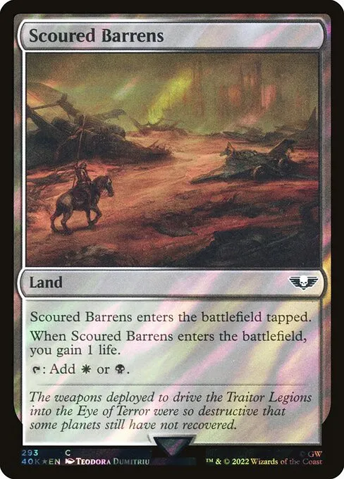 Scoured Barrens - Foil