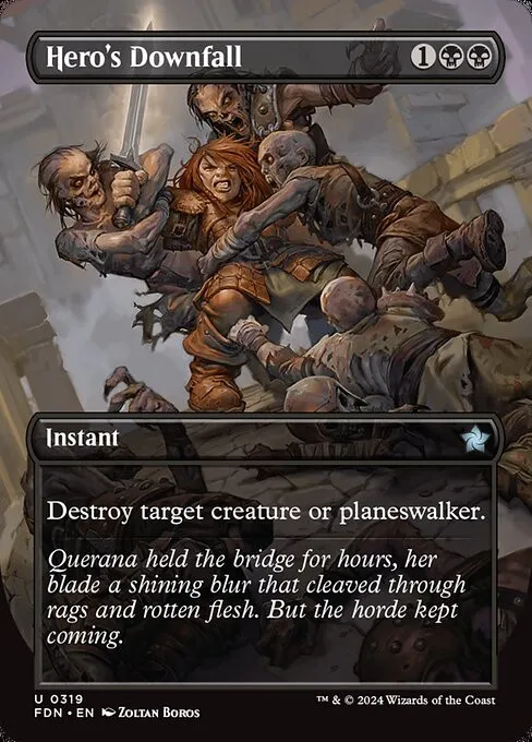 Hero's Downfall - Foil