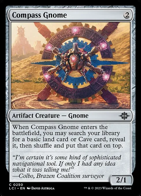 Compass Gnome - Foil