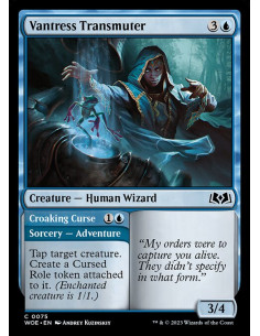 Vantress Transmuter // Croaking Curse - Foil