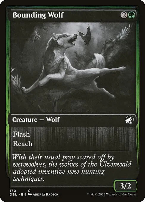 Bounding Wolf - Foil