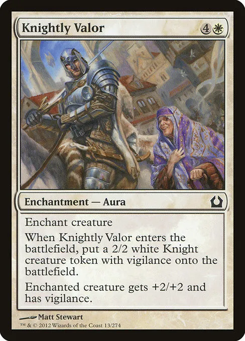Knightly Valor - Foil