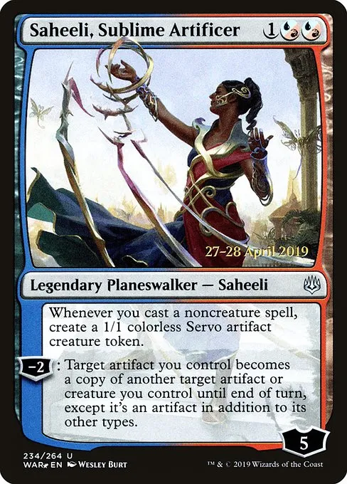 Saheeli, Sublime Artificer - Foil