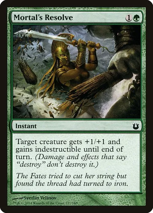 Mortal's Resolve - Foil
