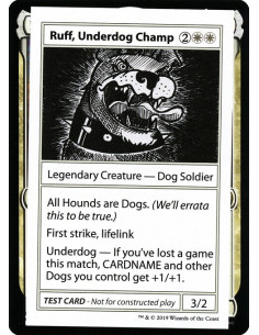 Ruff, Underdog Champ