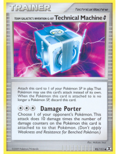 Team Galactic's Invention G-107 Technical Machine G