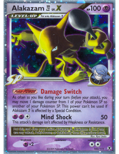 Alakazam E4 LV.X