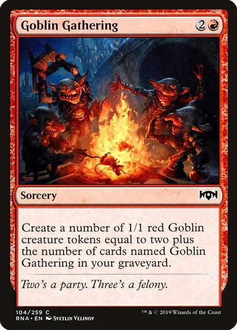 Goblin Gathering - Foil
