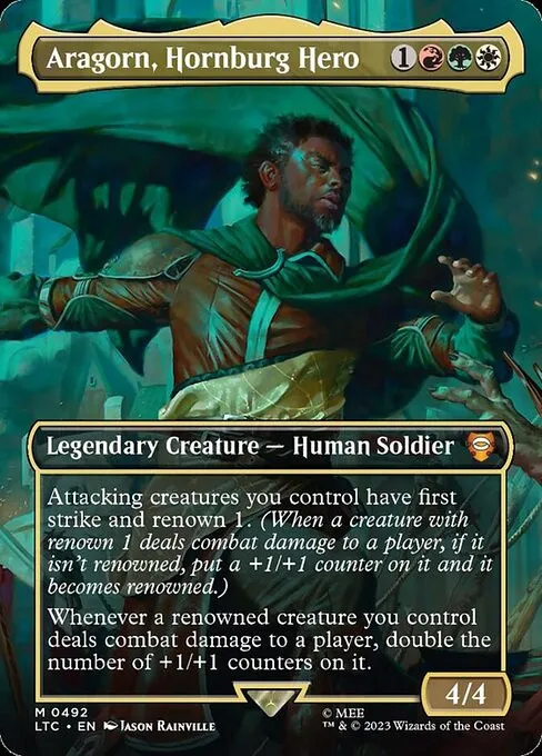 Aragorn, Hornburg Hero - Foil