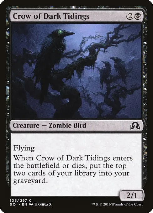 Crow of Dark Tidings - Foil
