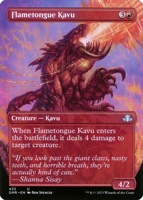 Flametongue Kavu - Foil