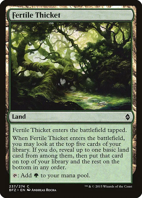 Fertile Thicket - Foil