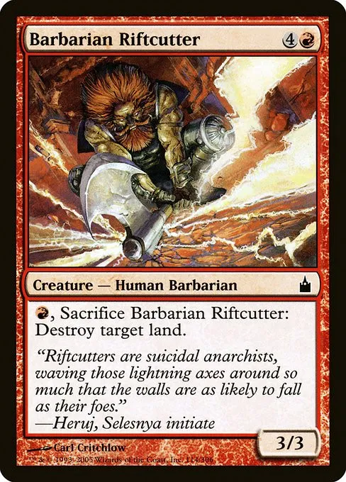 Barbarian Riftcutter - Foil
