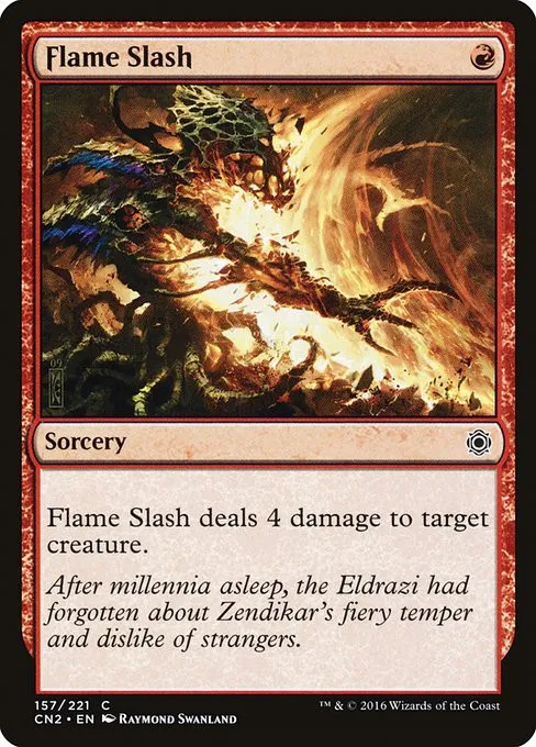 Flame Slash - Foil