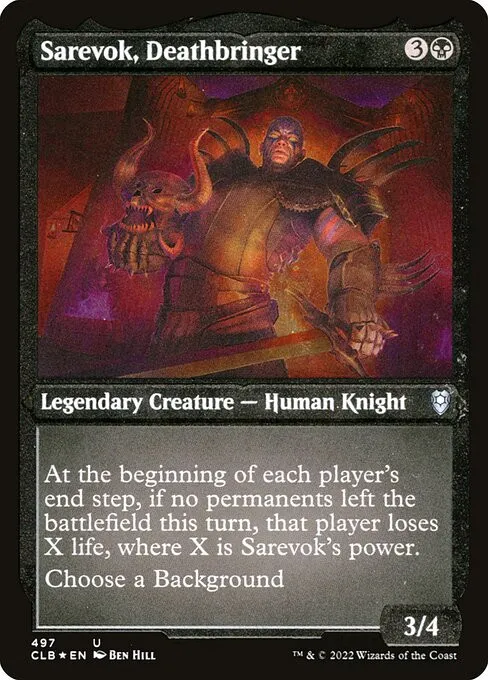 Sarevok, Deathbringer - Foil