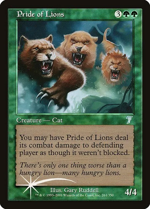 Pride of Lions - Foil
