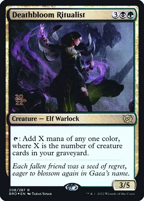 Deathbloom Ritualist - Foil