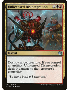 Unlicensed Disintegration - Foil
