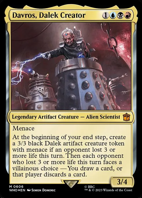 Davros, Dalek Creator - Foil