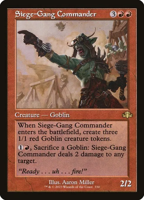 Siege-Gang Commander - Foil