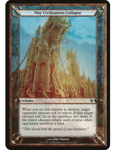 May Civilization Collapse