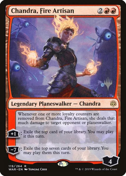 Chandra, Fire Artisan - Foil