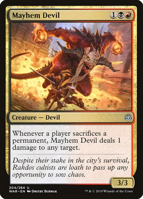 Mayhem Devil - Foil