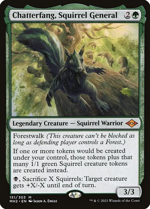 Chatterfang, Squirrel General - Foil