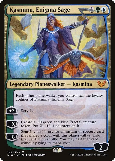Kasmina, Enigma Sage - Foil