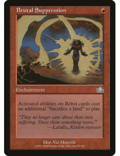 Brutal Suppression - Foil