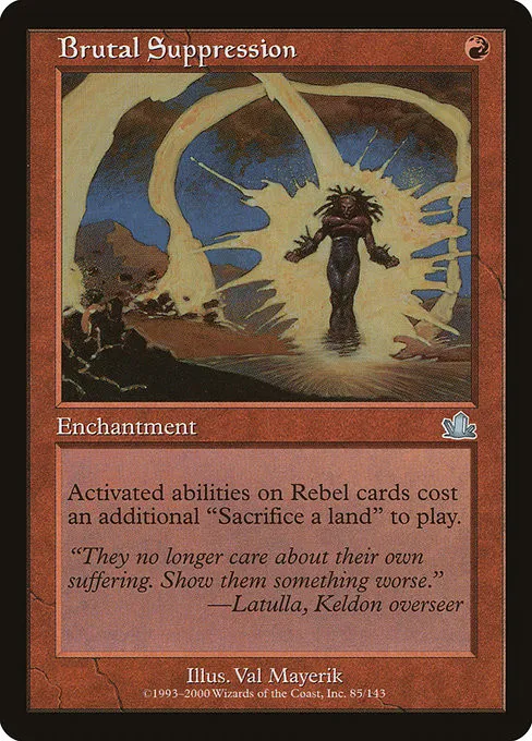 Brutal Suppression - Foil