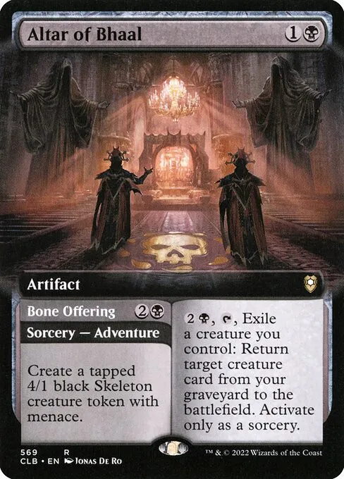 Altar of Bhaal // Bone Offering - Foil