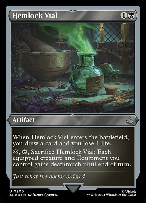 Hemlock Vial - Foil