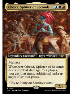 Obeka, Splitter of Seconds