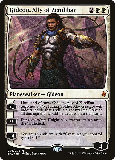 Gideon, Ally of Zendikar - Foil